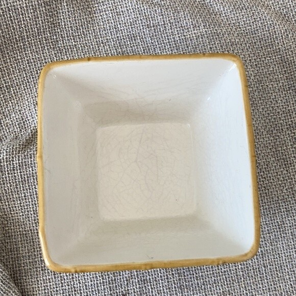 Ceramic square bowl bamboo design - Picture 3 of 4